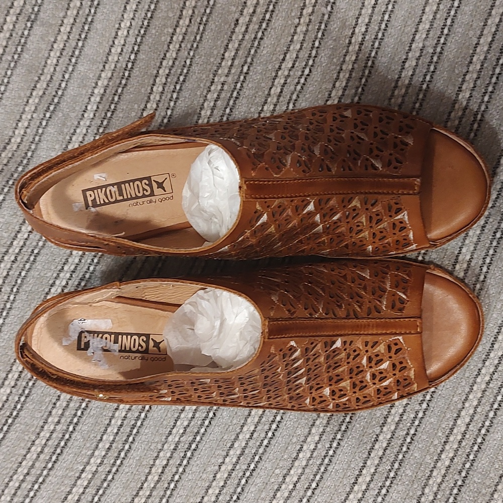Pikolinos wedge heals with open toe - Picture 4 of 9